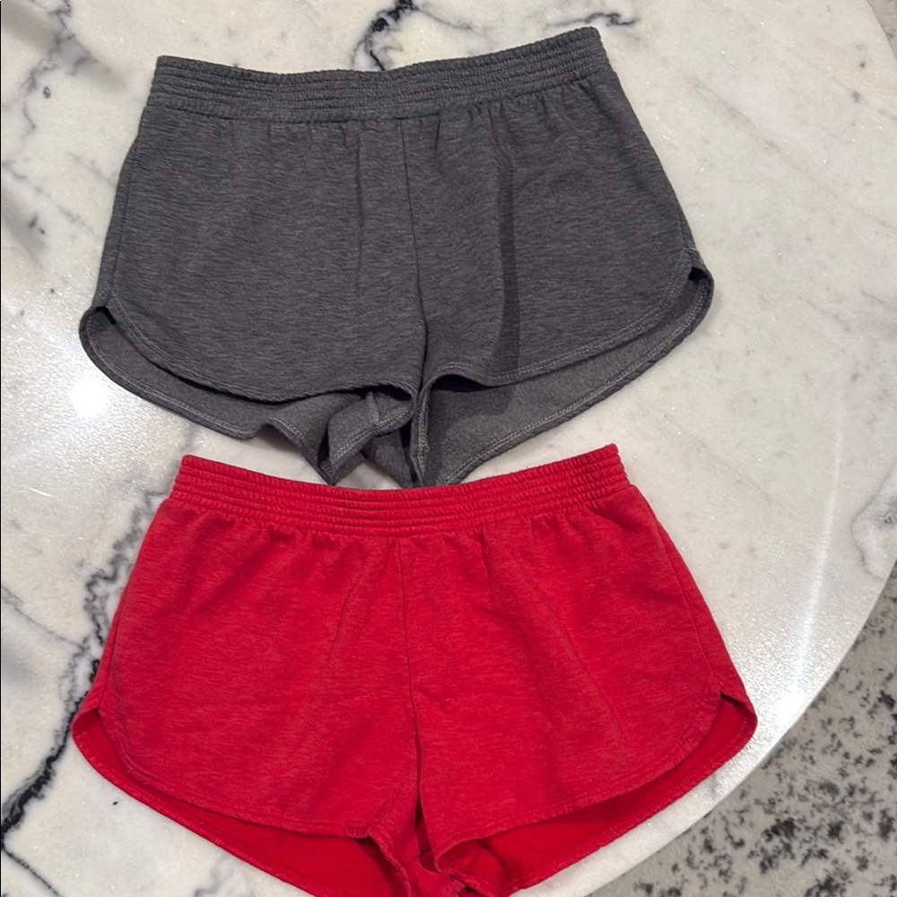 Teen red and gray Firehouse shorts